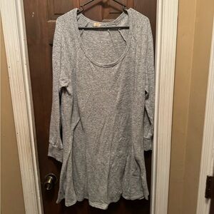 Women’s Long Sleeve Gray Size 2X True Craft Dress (NEW)